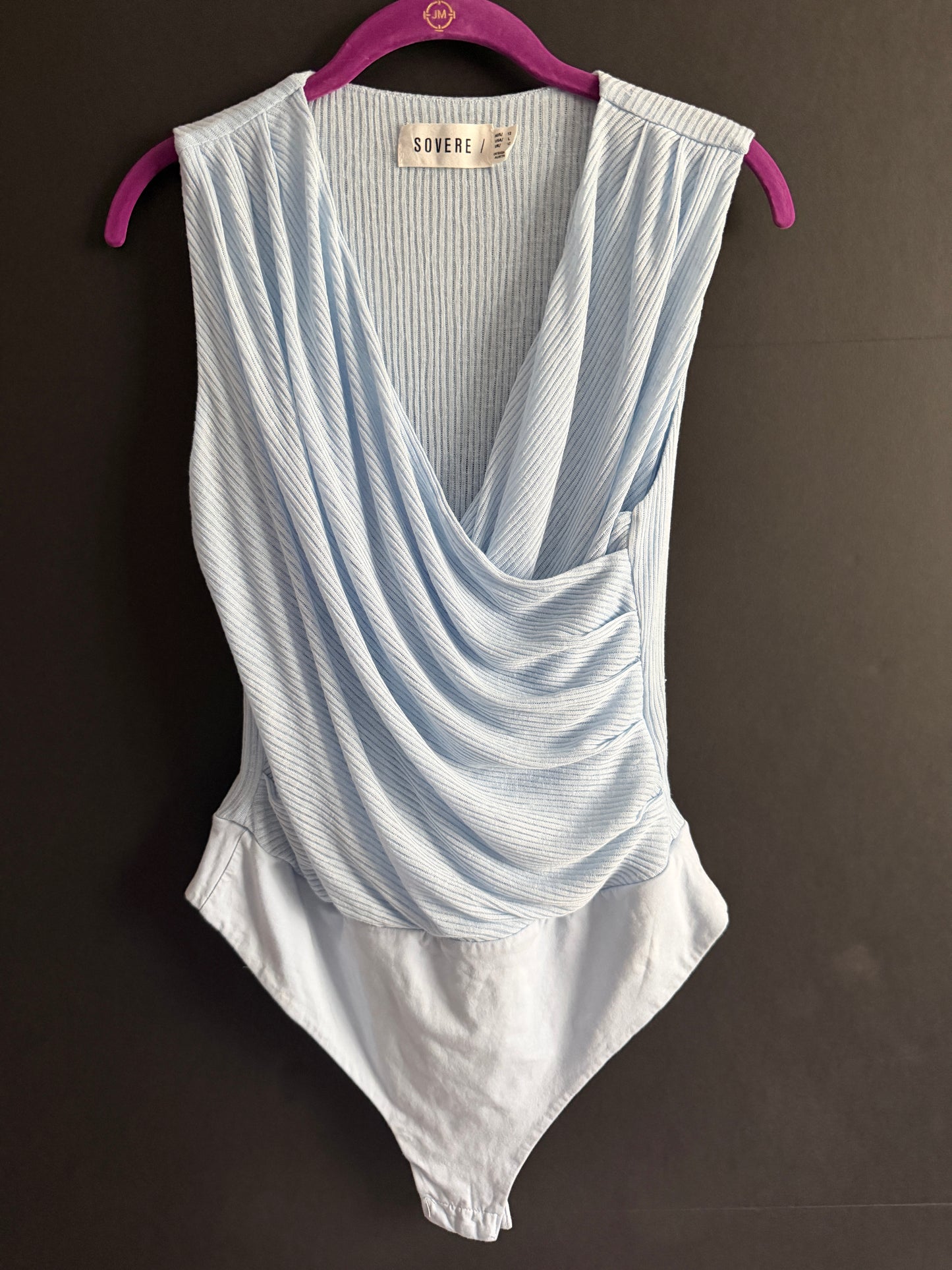Sovere Embrace Body Suit in light blue size large ( fits like a medium!!)