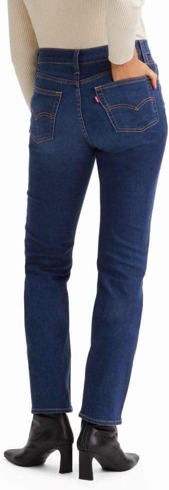 Levi's Womens 724 High Rise Straight Jeans size 28 Long