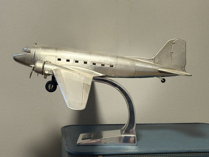 Beautiful Authentic Models Douglas DC-3 Dakota AP455 Aluminum Desk Model