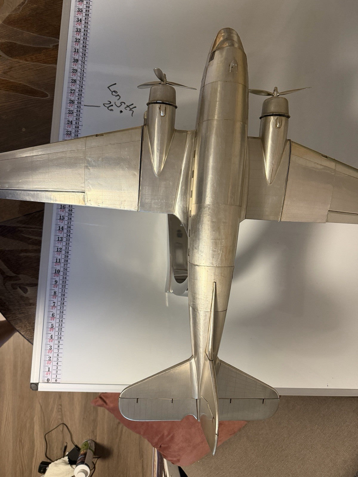 Beautiful Authentic Models Douglas DC-3 Dakota AP455 Aluminum Desk Model