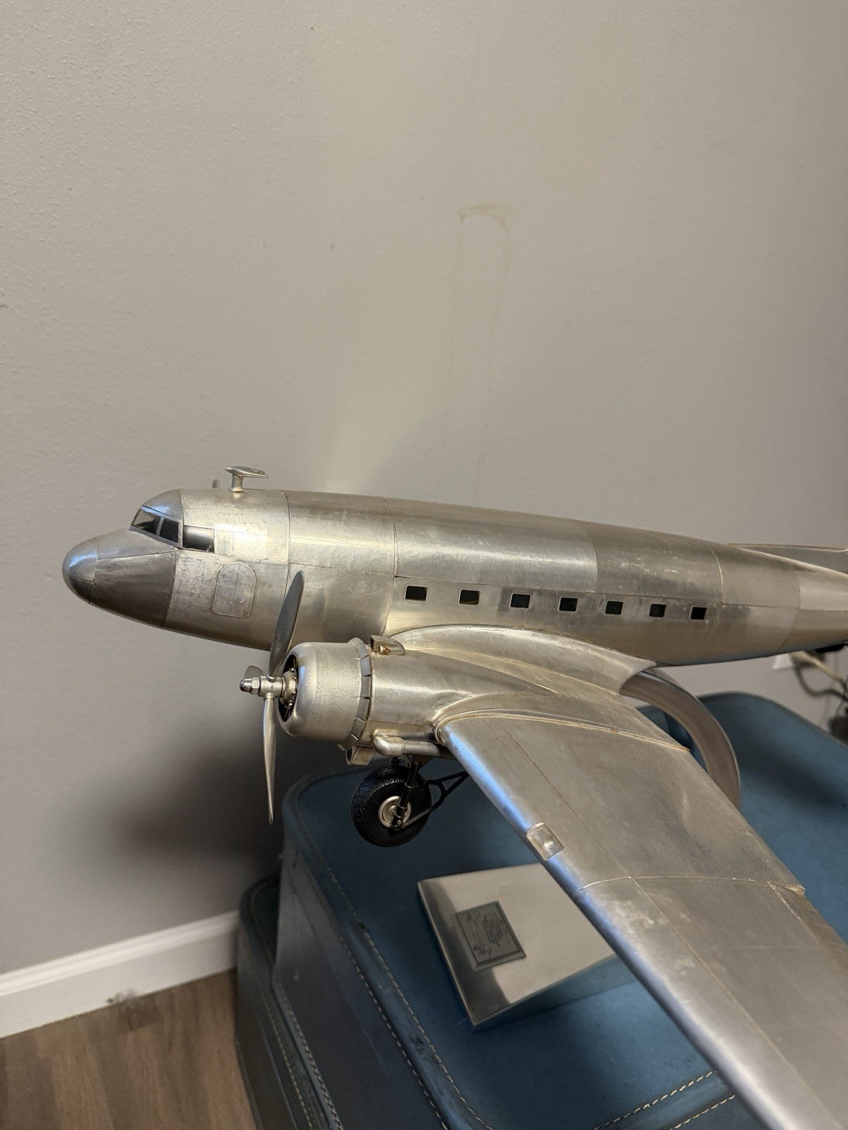 Beautiful Authentic Models Douglas DC-3 Dakota AP455 Aluminum Desk Model