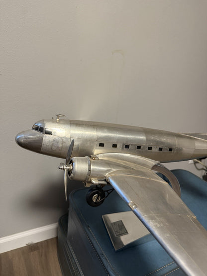 Beautiful Authentic Models Douglas DC-3 Dakota AP455 Aluminum Desk Model