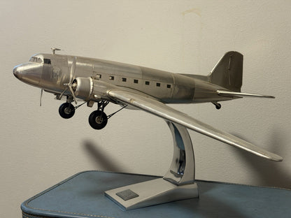 Beautiful Authentic Models Douglas DC-3 Dakota AP455 Aluminum Desk Model