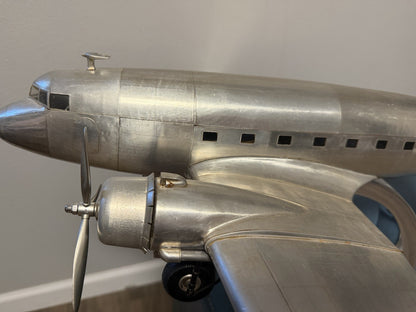 Beautiful Authentic Models Douglas DC-3 Dakota AP455 Aluminum Desk Model