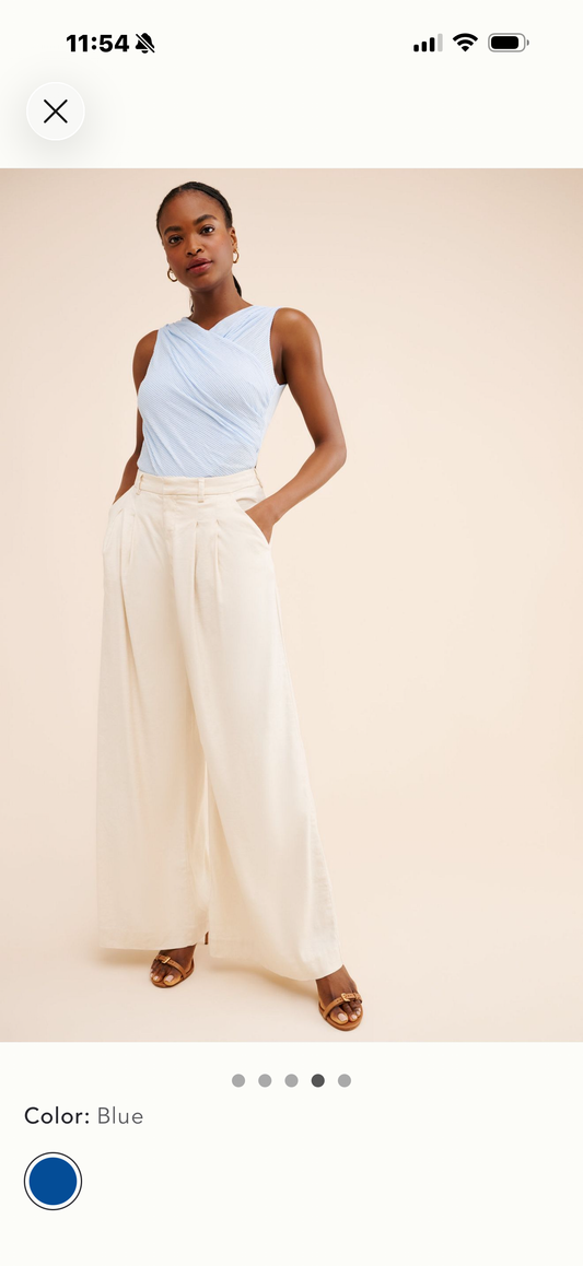 Sovere Embrace Body Suit in light blue size large ( fits like a medium!!)