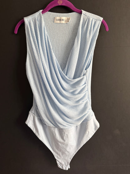 Sovere Embrace Body Suit in light blue size large ( fits like a medium!!)